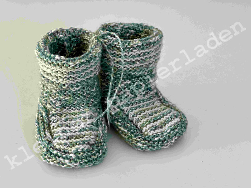 Babyschuhe + Glückwunschkarte