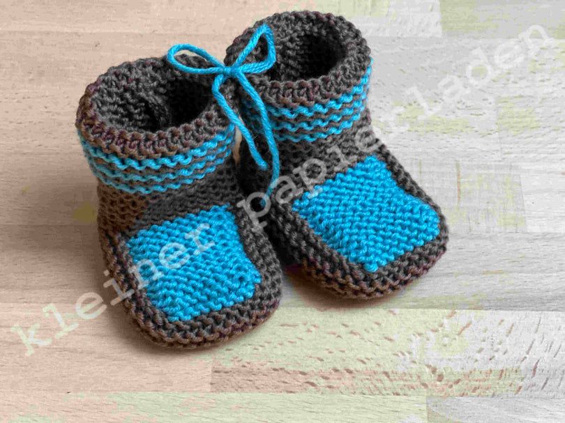 Babyschuhe + Glückwunschkarte