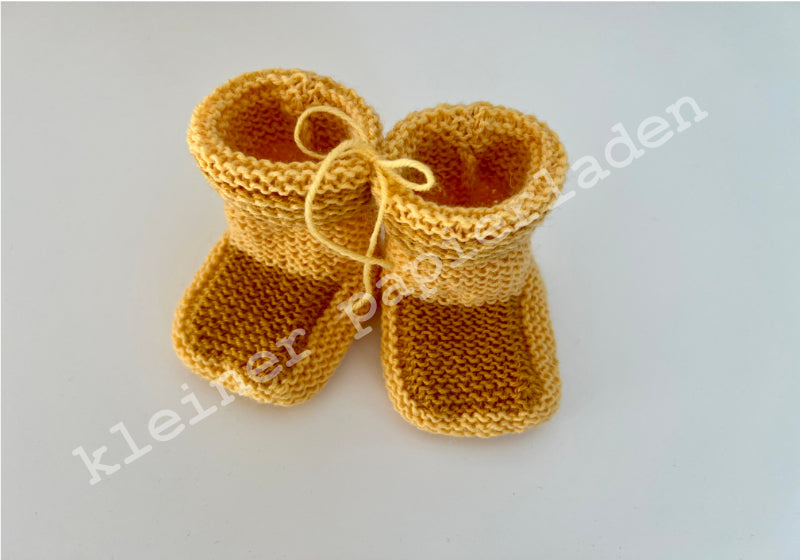 Babyschuhe + Glückwunschkarte