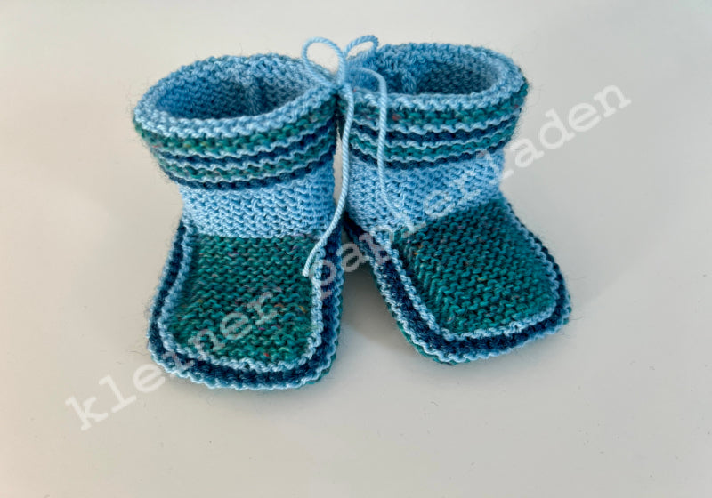 Babyschuhe + Glückwunschkarte