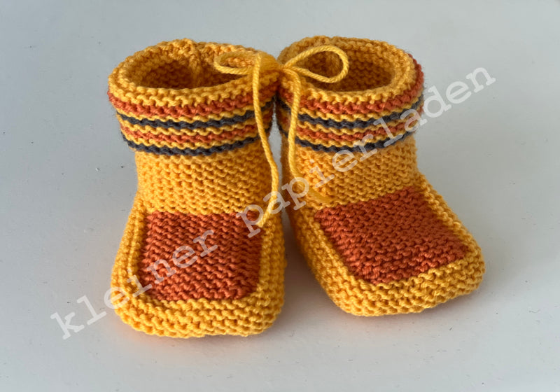 Babyschuhe + Glückwunschkarte