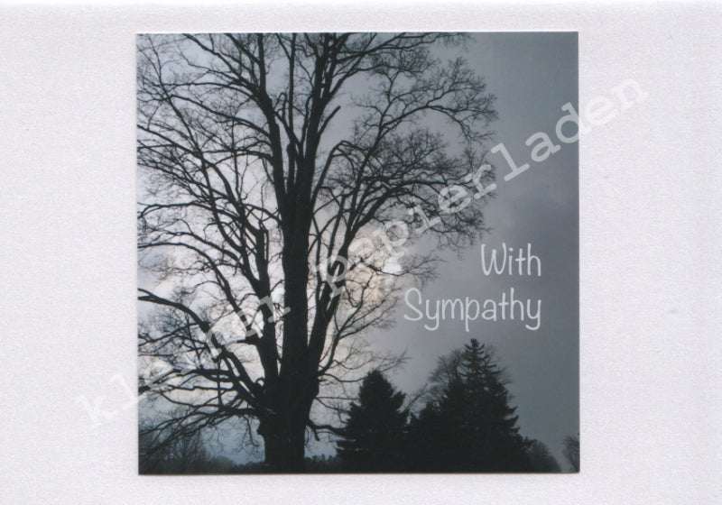 Fotoklappkarte Motiv Baum - Einzelstück !