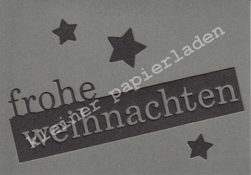 Klappkarte Motiv Frohe Weihnachten