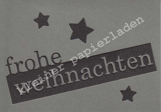 Klappkarte Motiv Frohe Weihnachten
