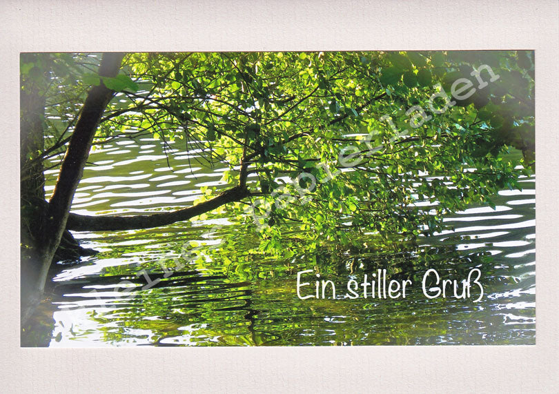 Fotoklappkarte Motiv Berliner See