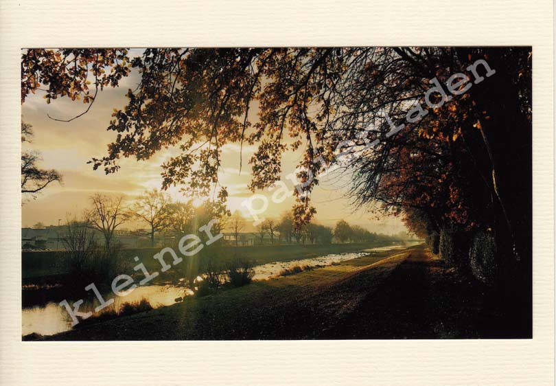 Fotoklappkarte Motiv Herbstlicht