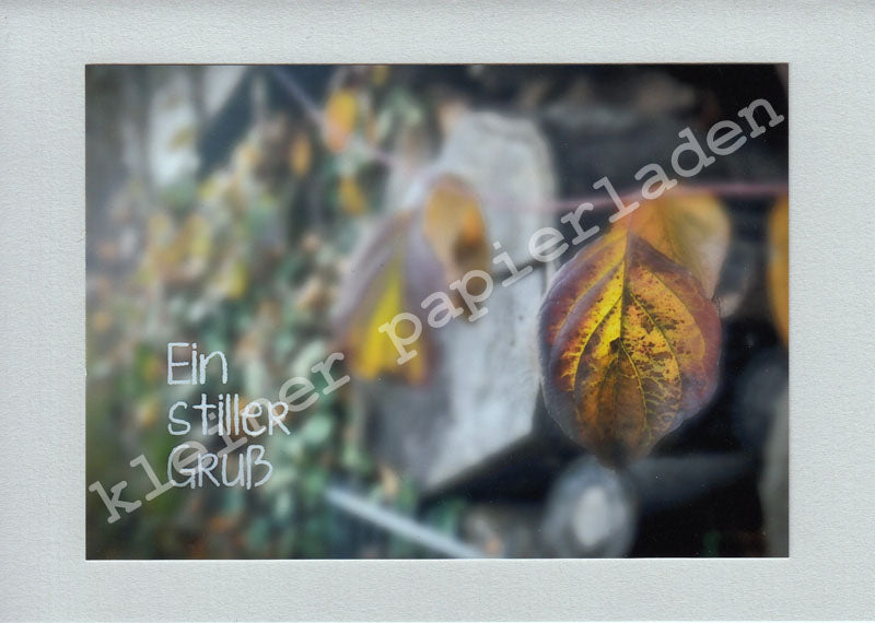 Fotoklappkarte Motiv Herbst-Farben