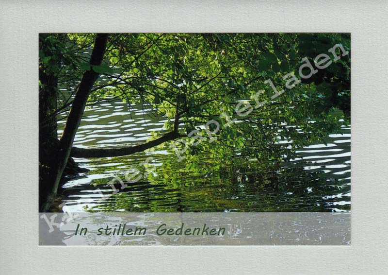 Fotoklappkarte Motiv Berliner See