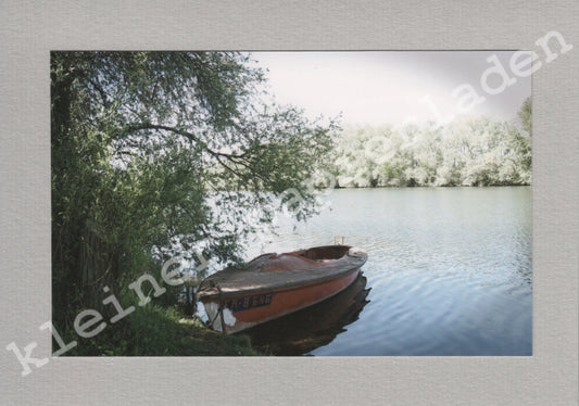 Fotoklappkarte Motiv Rheinauen
