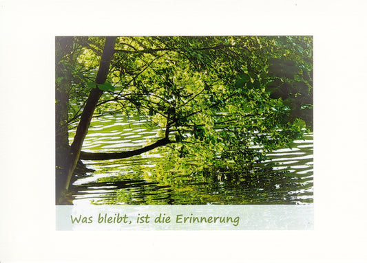 Fotoklappkarte Motiv Berliner See