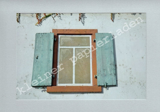 Fotoklappkarte Motiv Das Fenster im Hof