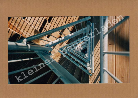 Fotoklappkarte Motiv Treppe