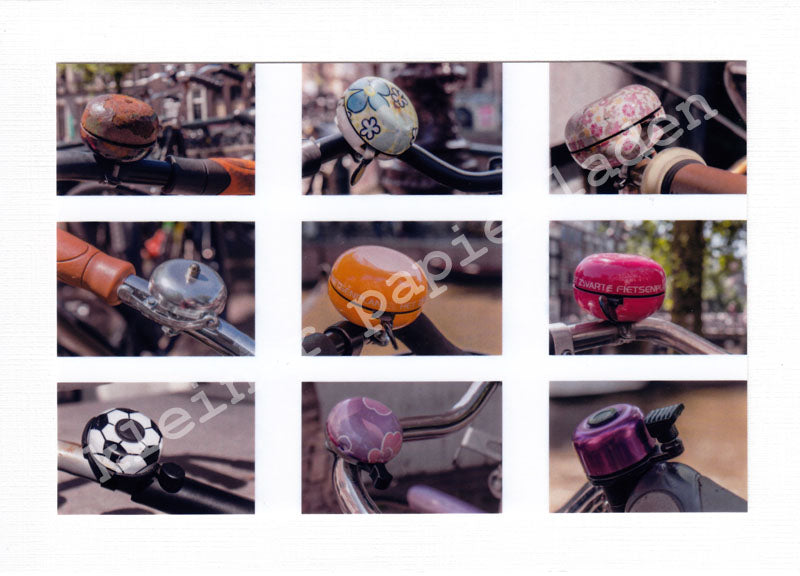 Fotoklappkarte Motiv Fahrrad-Klingeln